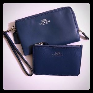 Teal Blue Coach Wallet/Clutch
